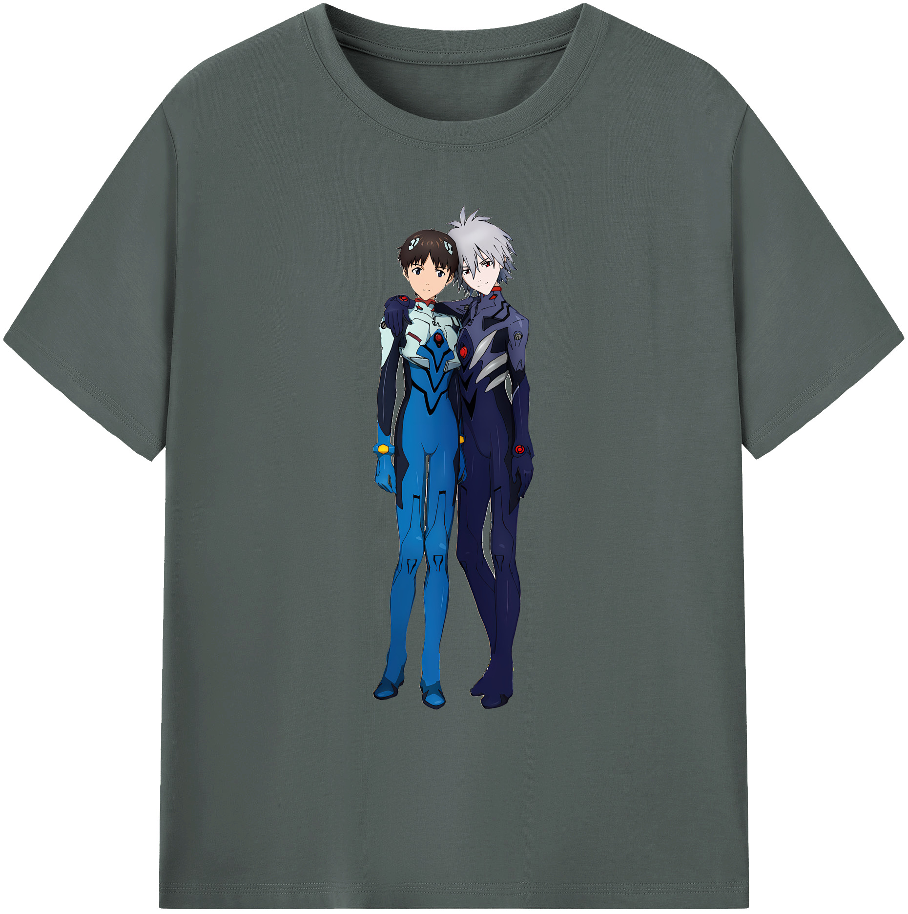 （画像用） EVA 新世紀エヴァンゲリオン 綿100％ メンズ半袖Tシャツ｜肌触りやわらか＆通気性